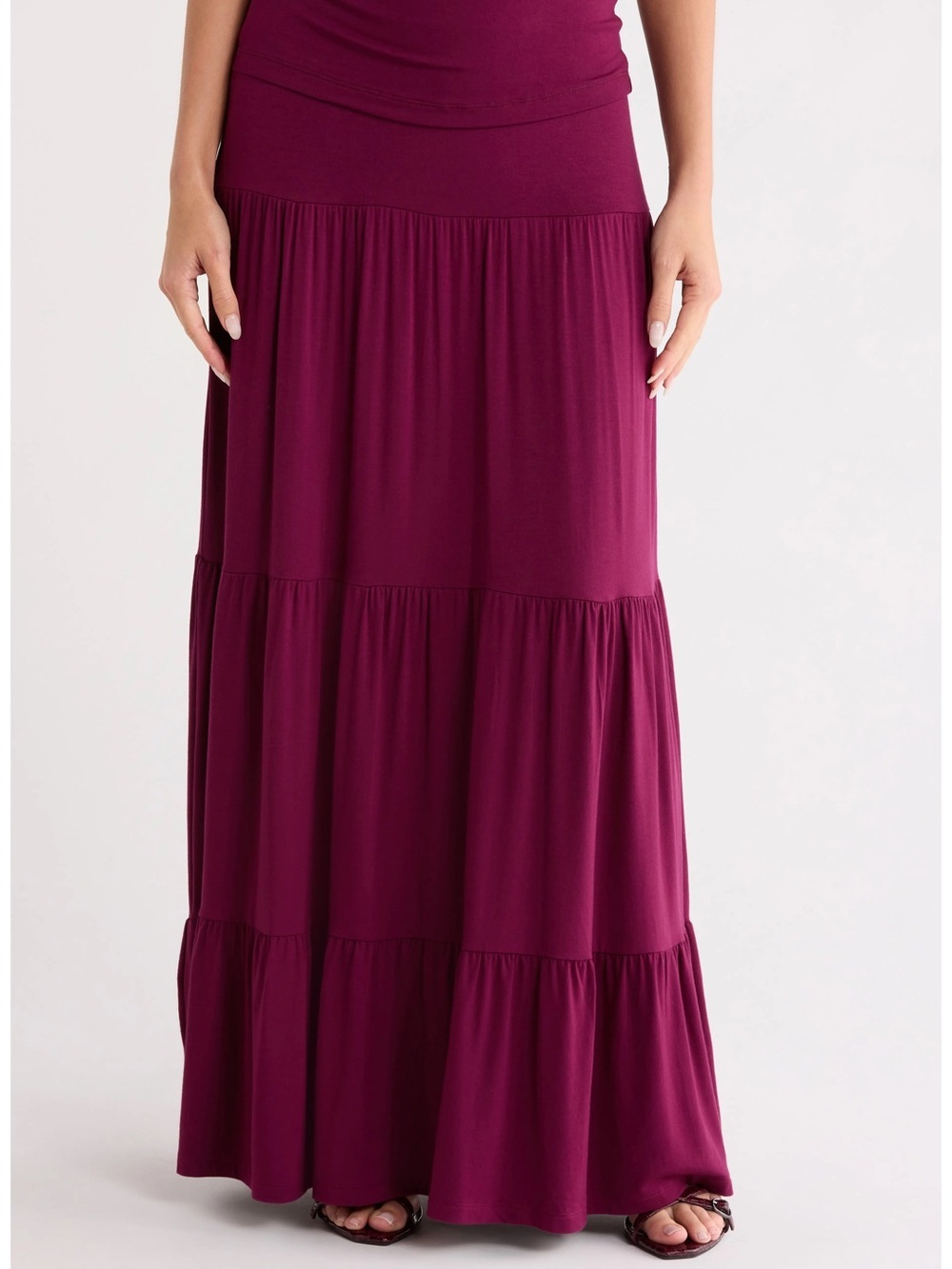 Renee C. Tiered Maxi Skirt